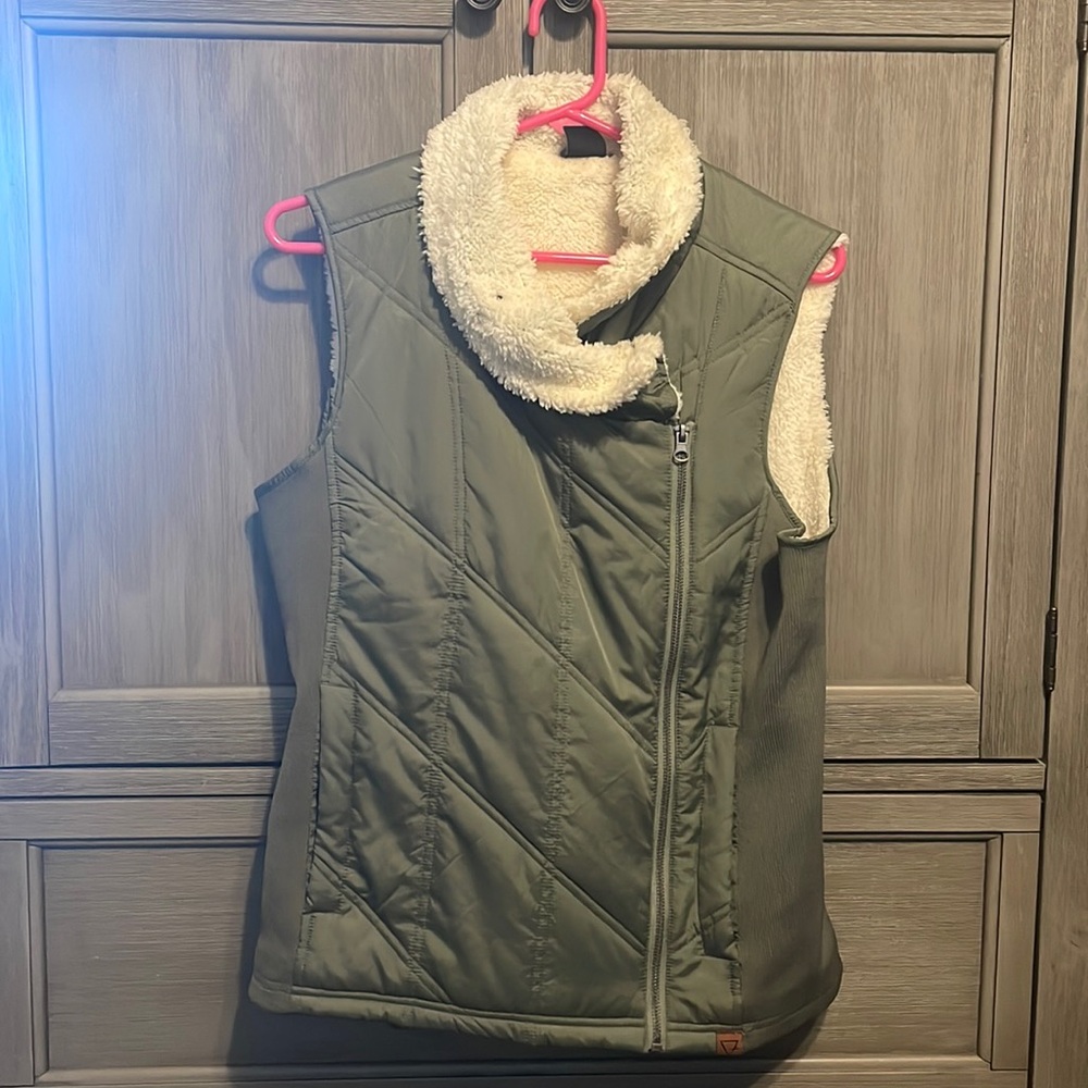 Fleece lined vest